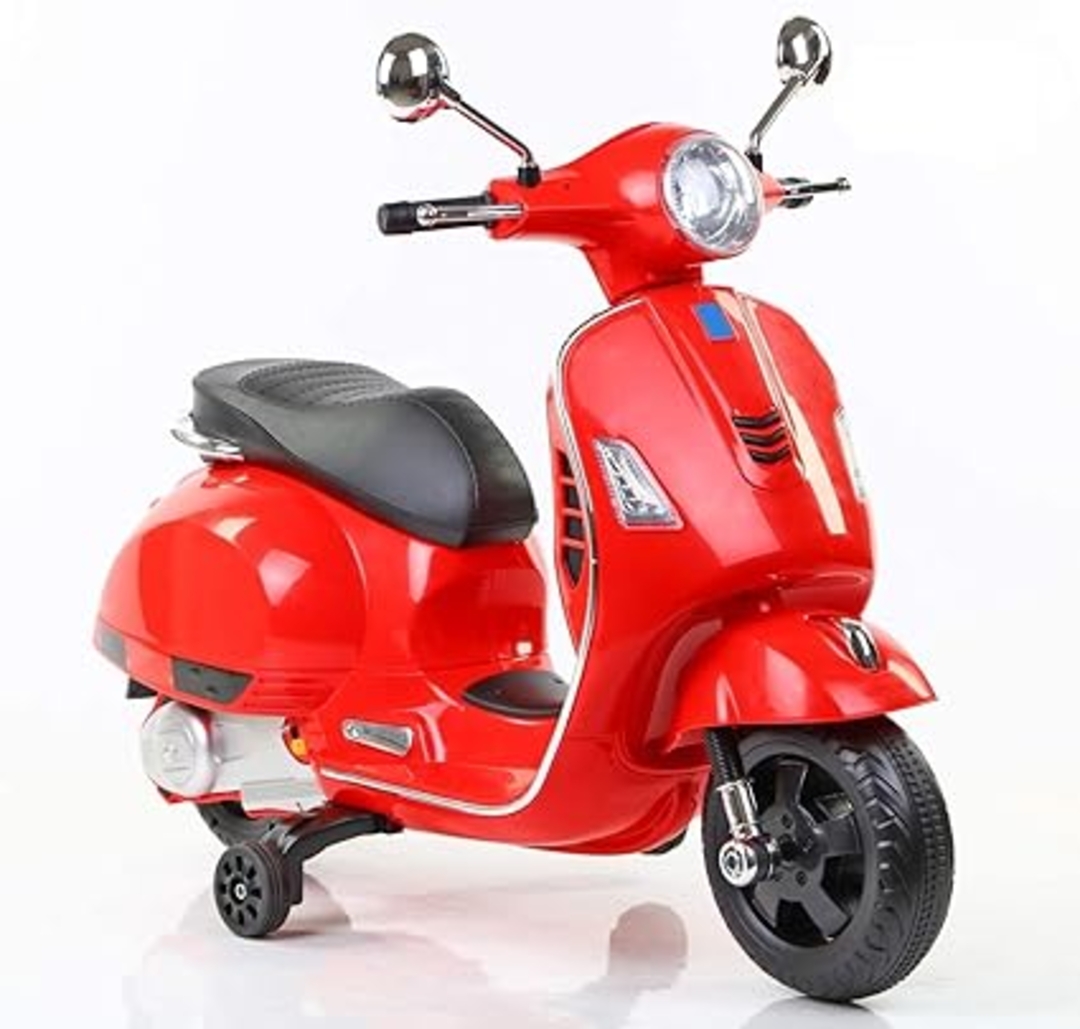 Vespa Scooter New Edition For Kids: Electric Ride-On With Foot Accelerator,