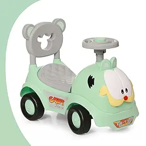 Fun Ride Kids Ride-On Gaffy Push Car, Toy Car Rider for Baby with Music Horn, Backrest&Under Seat Storage Utility Box for Toys, Suitable for Boys & Girls of Age 1 Year to 3 Years