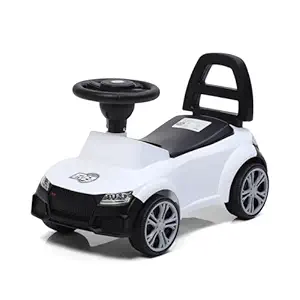 Fun Ride R8 Kids Push and Ride Racer, Ride On Push Car with Horn, Music, Light, Backrest and Under Seat Storage - 1 to 3 Years Universal Wheels, Kids Toy Car - (Weight - Upto 20 Kg),