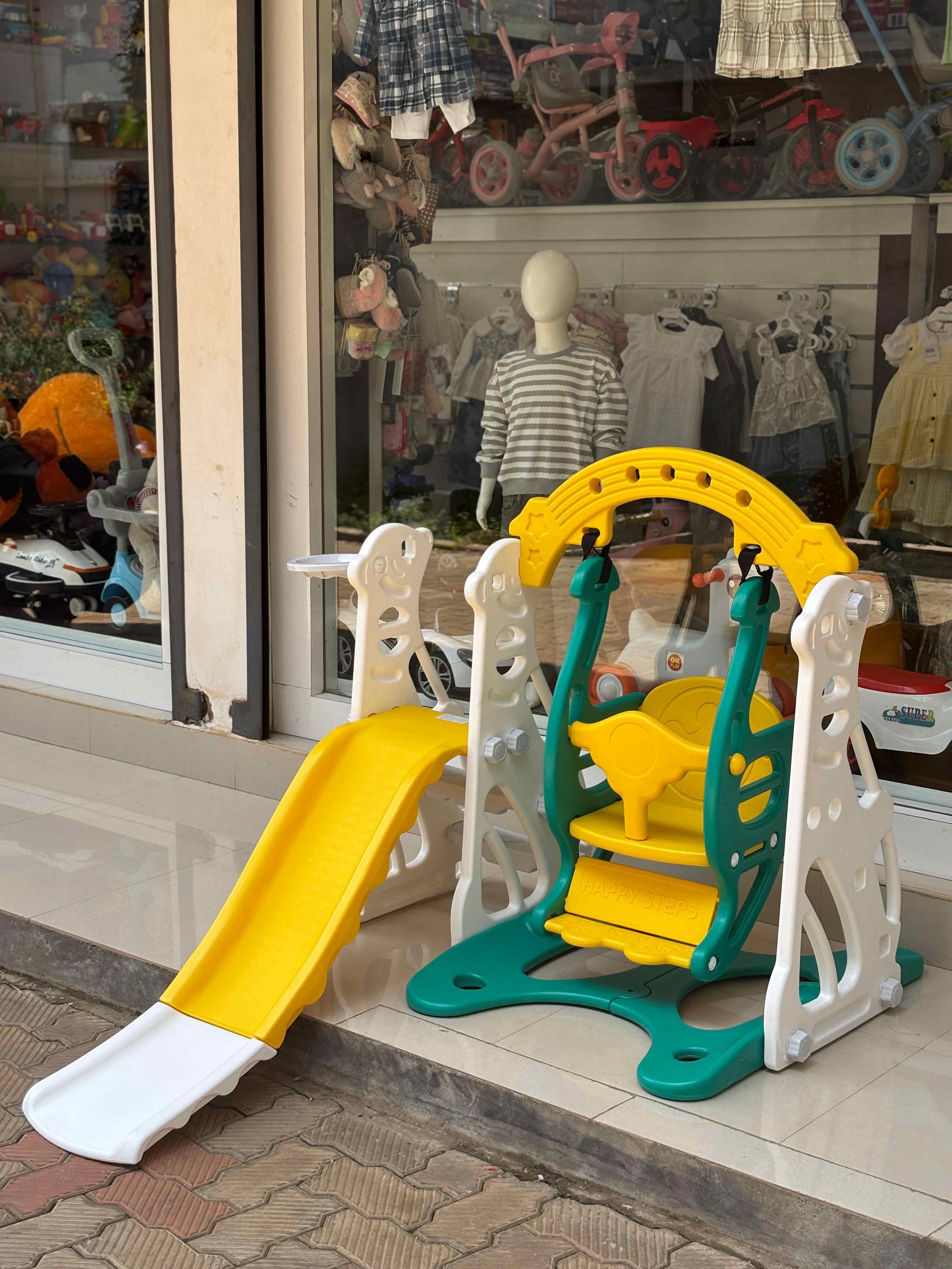 Penguin Slide & Swing for Indoor & Outdoor Use | for Kids 2-5 Years Old | Safe & Fun | Ideal for Boys & Girls | Toy for Kids | Easy Assembly, Multicolor