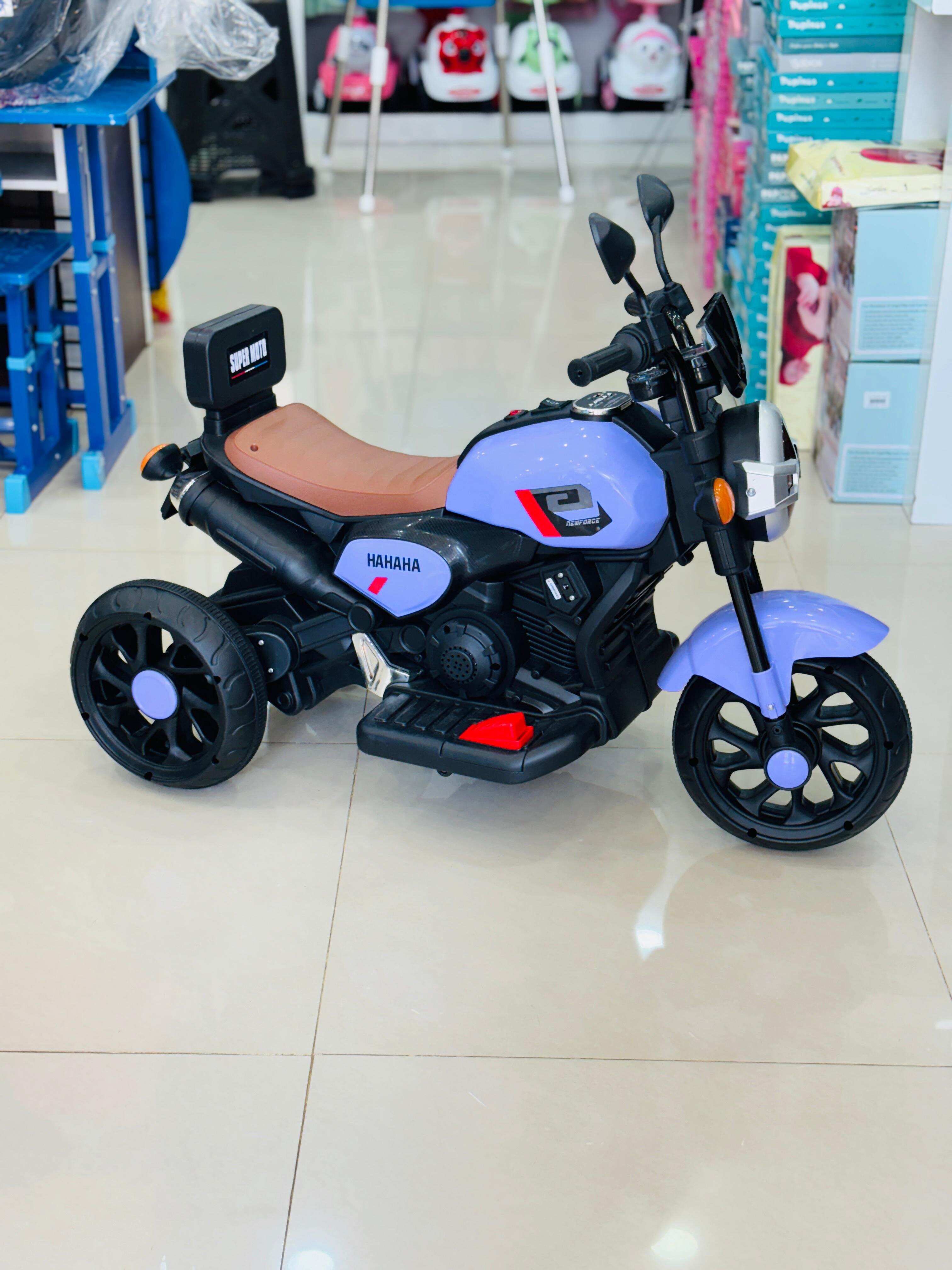 Happy Goods 3 Wheel Rechargeable Battery Operated Ride On Bike For Kids, 1 To 5 Years Bike Battery Operated Ride On