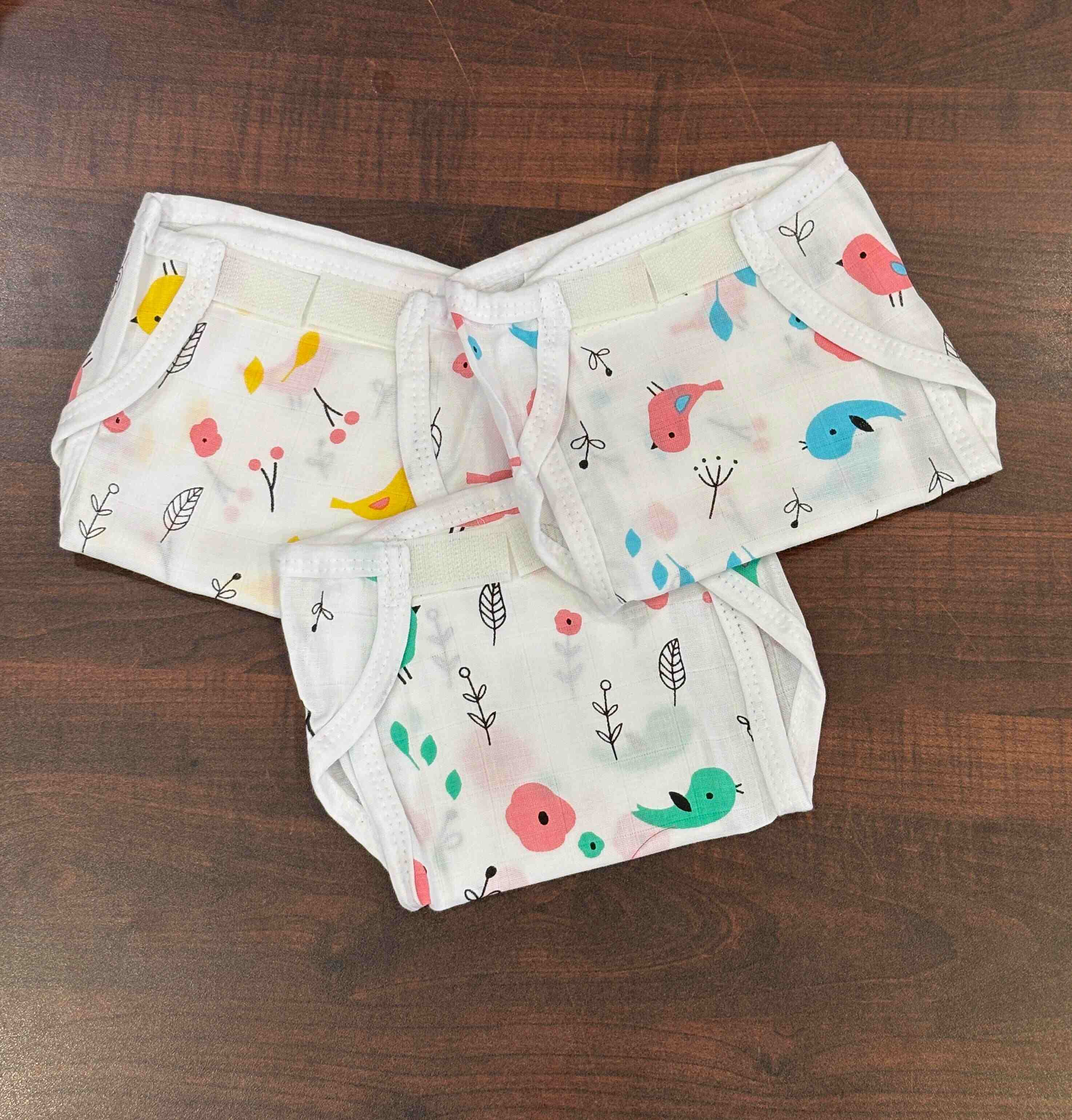 cozy care muslin cloth nappy for babies pack of 3