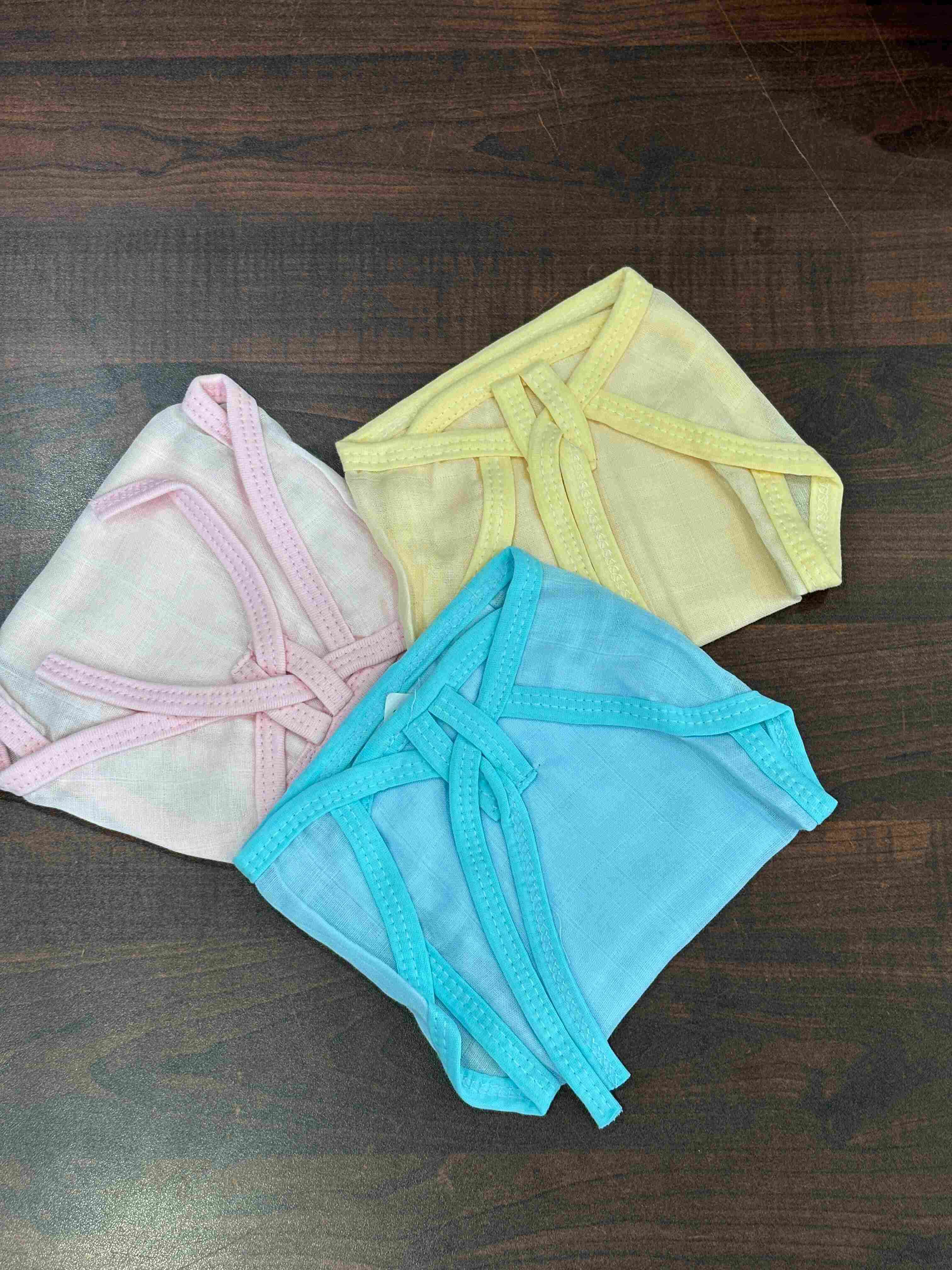 muslin cozy care langot for babies pack of 3